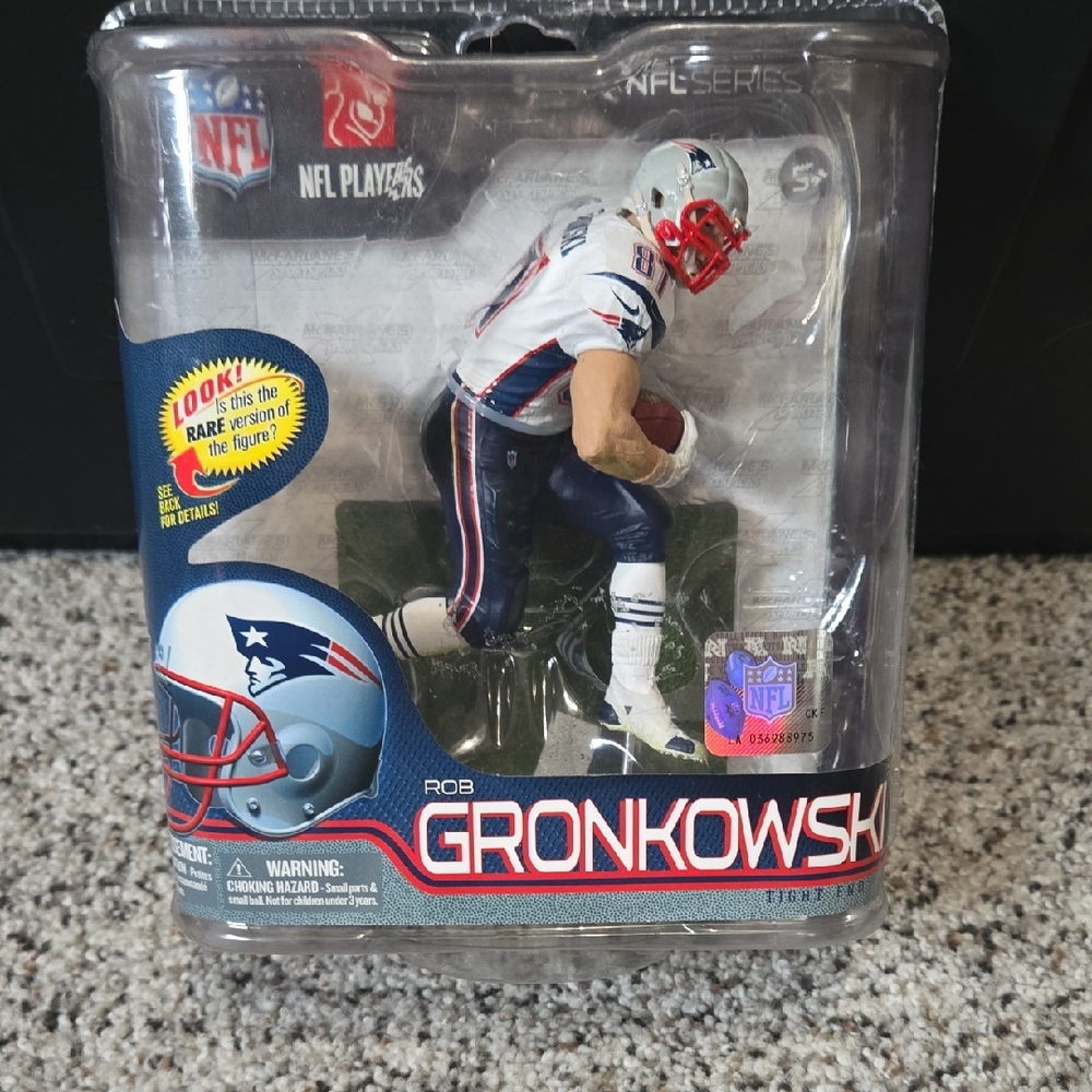 NFL Patriots Action Figure - Blue and White